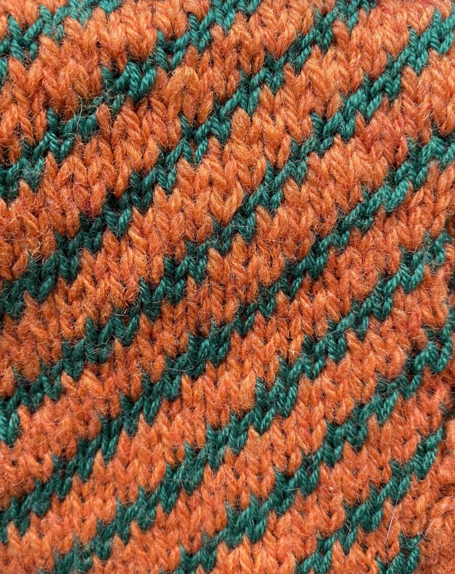 zweifarbig stricken Fair Isle, Norwegermuster, Jaquardmuster stricken