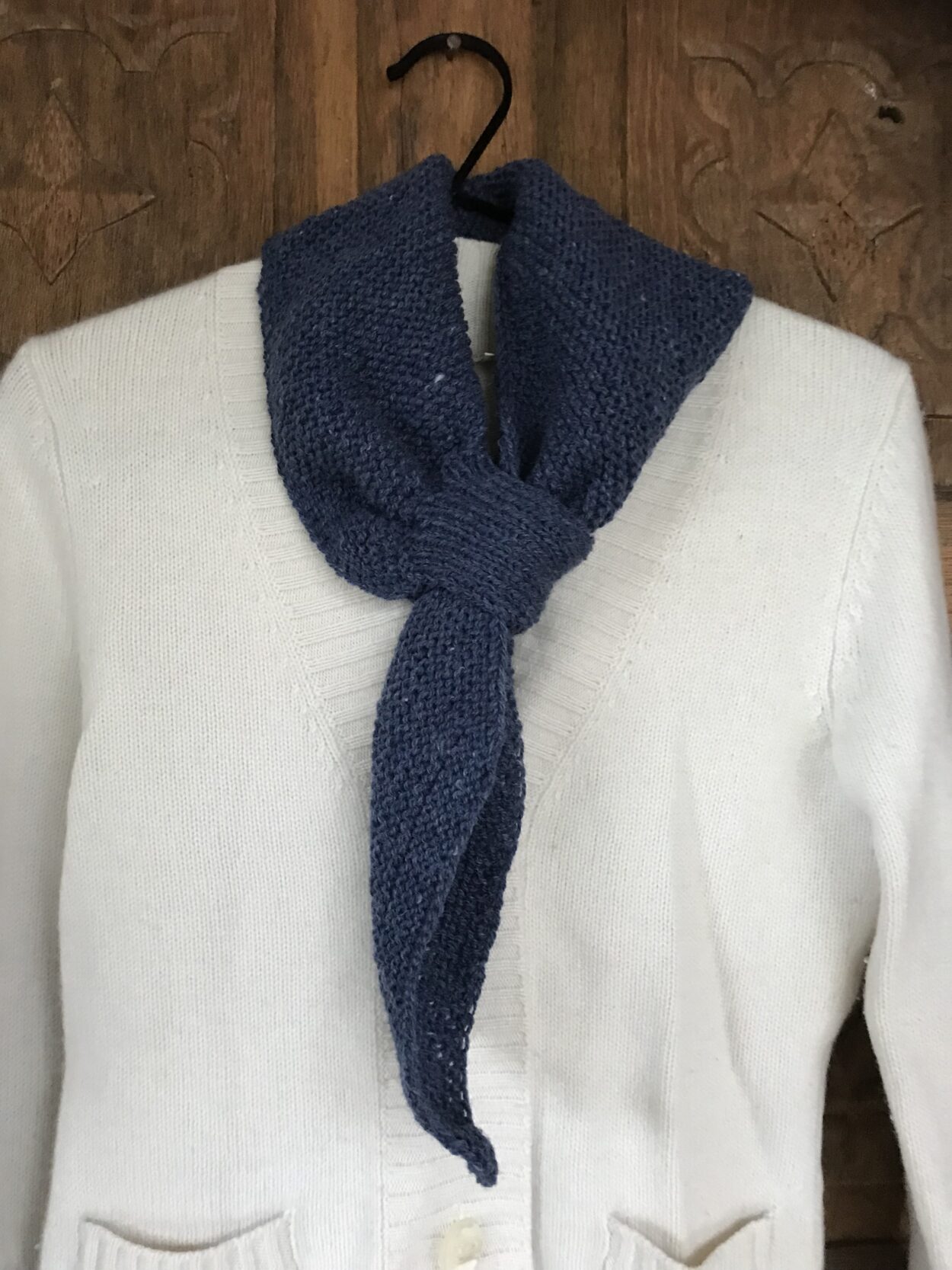 Twilly kleiner Twilly Schal aus Wolle selbst gestrickter Twilly