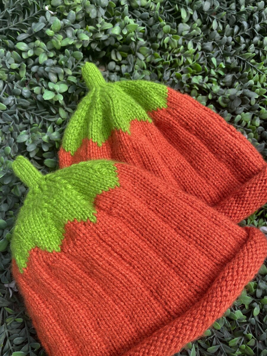 Kürbis Mütze für Halloween selber stricken